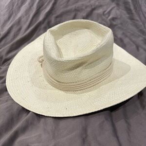 Gigi Pip Bre Ivory Straw Rancher Hat